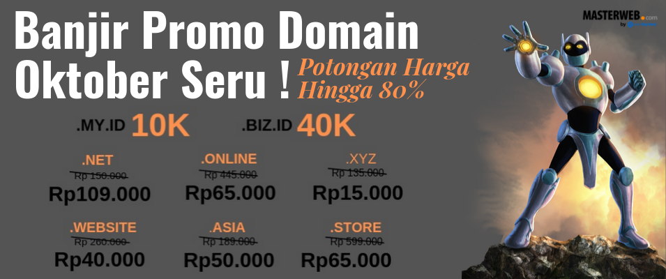 Banjir Promo Domain