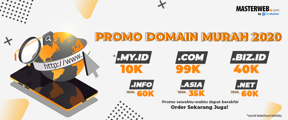 Promo Domain Murah 2020 - Masterweb